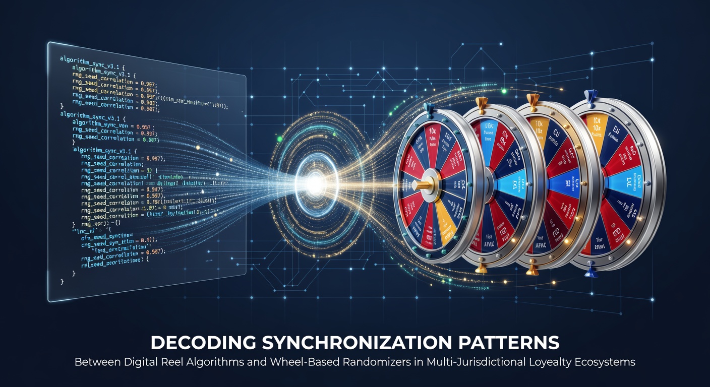 Digital reel algorithms and physical wheel randomizers displayed side by side in a casino technology interface