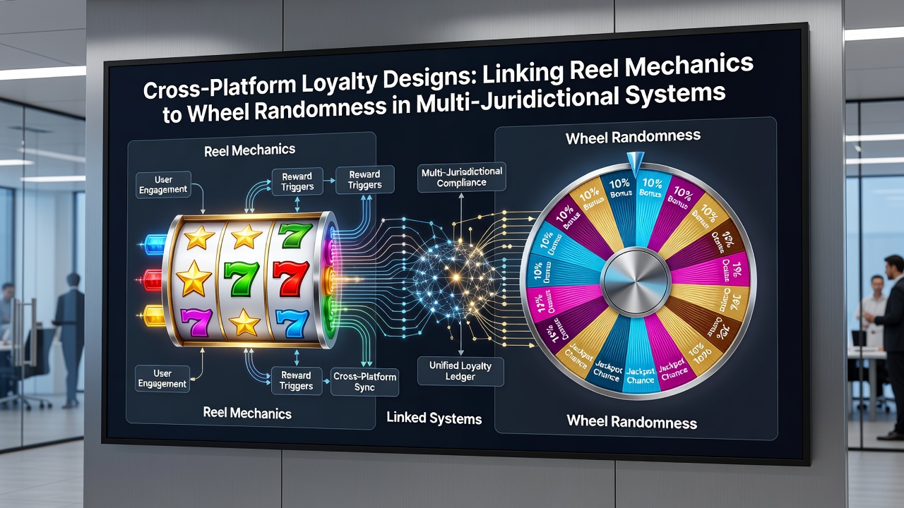 Data visualization of loyalty point flows between digital reels and wheel randomizers